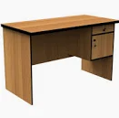 meja belajar kayu minimalis