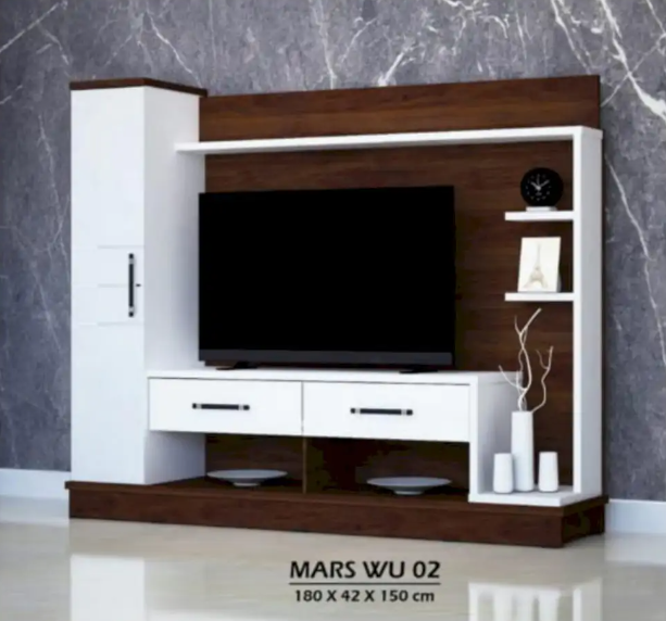 Lemari TV Minimalis Kayu